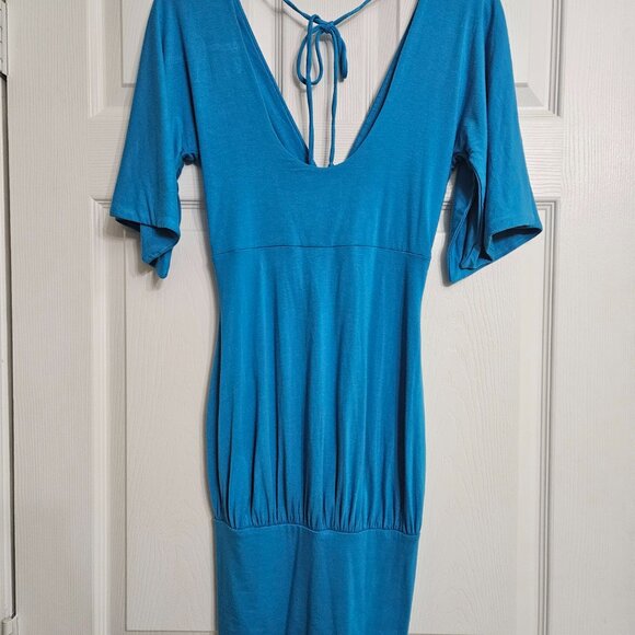 Sky Dress with Embellishment-Size Small - Picture 7 of 17